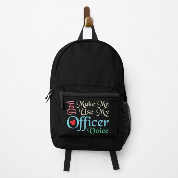 Item preview, Don't Make Me Use My Officer Voice, Cute Funny Gift Idea For Police officer designed and sold by awesomedraw.