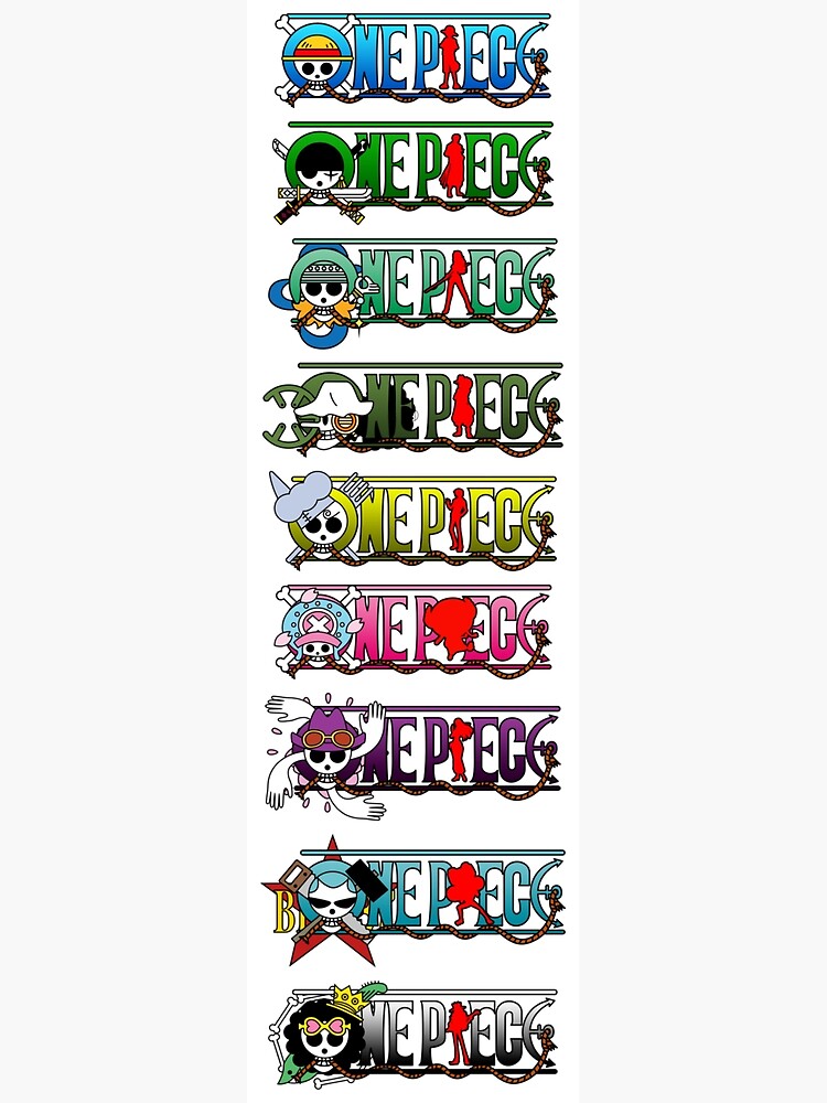 One Piece Title Poster For Sale By Joy Babe Redbubble