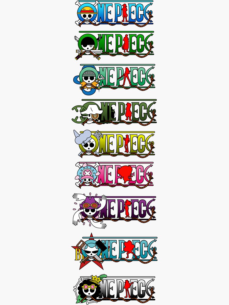 "one piece title" Sticker for Sale by joyboy92 Redbubble