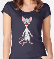Pinky and The Brain - Pinky Women's Fitted Scoop T-Shirt