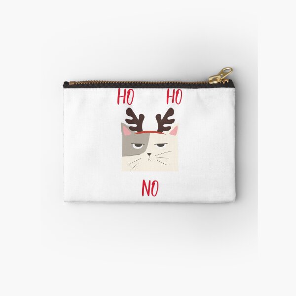 Item preview, Ho Ho No Funny Grumpy Christmas Cat designed and sold by Zurickdesigns.