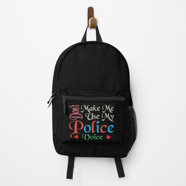 Item preview, Don't Make Me Use My Police Voice, Cute Funny Gift Idea For Police officer designed and sold by awesomedraw.