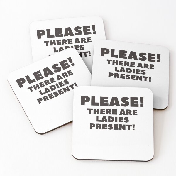 Item preview, Please. There are ladies present! Clue designed and sold by swannonthefarm.
