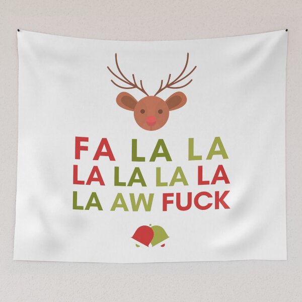 Item preview, Fa la la la la | Christmas Design designed and sold by cheekygelding.