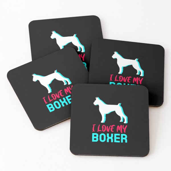 Item preview, I Love My Boxer. designed and sold by FunPrint.