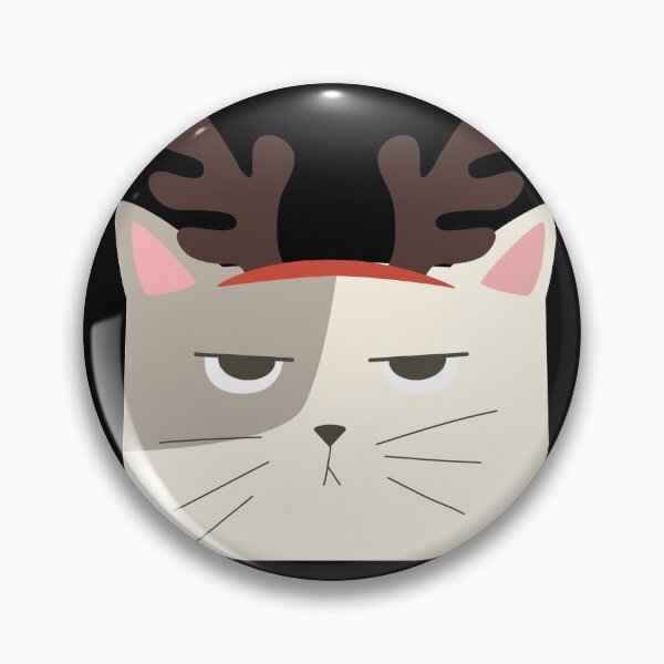 Item preview, Ho Ho No Funny Grumpy Christmas Cat designed and sold by Zurickdesigns.