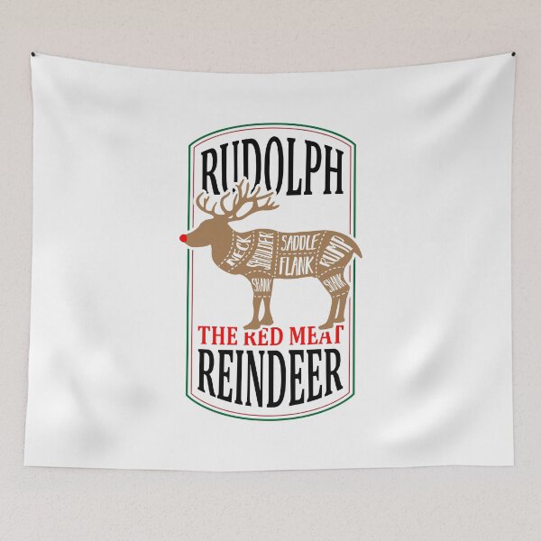 Item preview, Rudolph Reindeer Meat Cuts For Christmas designed and sold by SpoofTShirts.