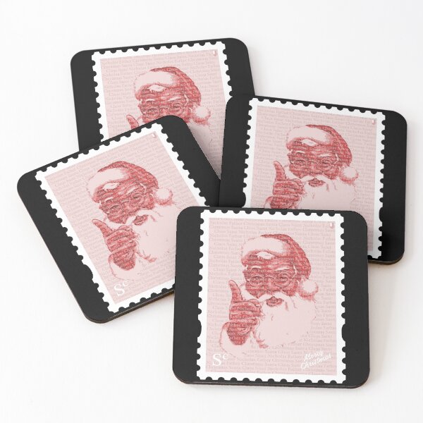 Item preview, Black Santa Stamp designed and sold by ArtOfGrime.