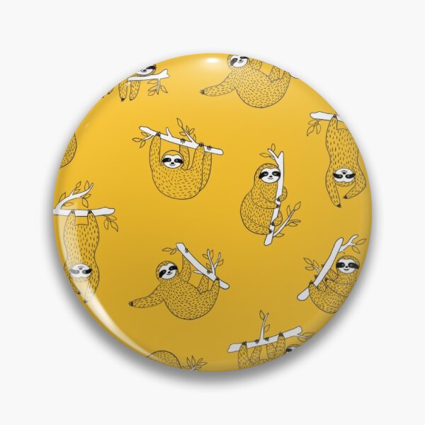Item preview, yellow sloth designed and sold by familyartz.
