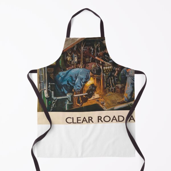 Artikelvorschau, retro classic Clear Road Ahead poster entworfen und verkauft von CorasPosters.