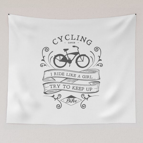 Item preview, I Ride Like A Girl - Try To Keep Up designed and sold by Stressabite.