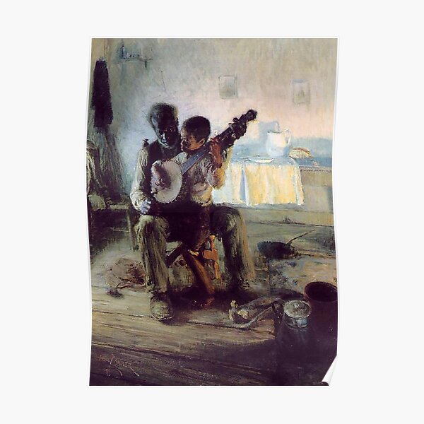 Die Banjo-Lektion - Henry Ossawa Tanner Poster