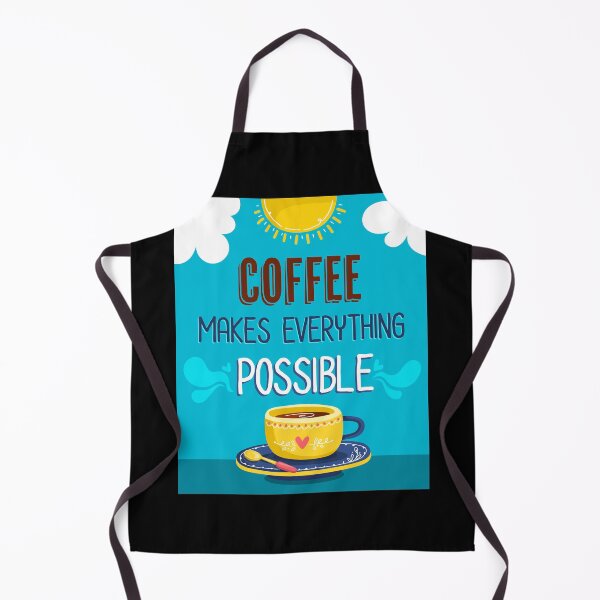 Item preview, Coffee makes everything better I Cafe Love Fun designed and sold by ChrisFeil.