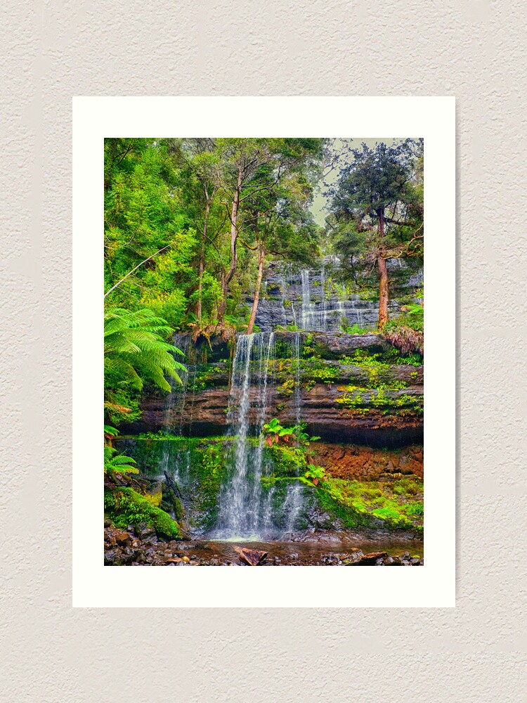 Alternate view of Russell Falls Art Print