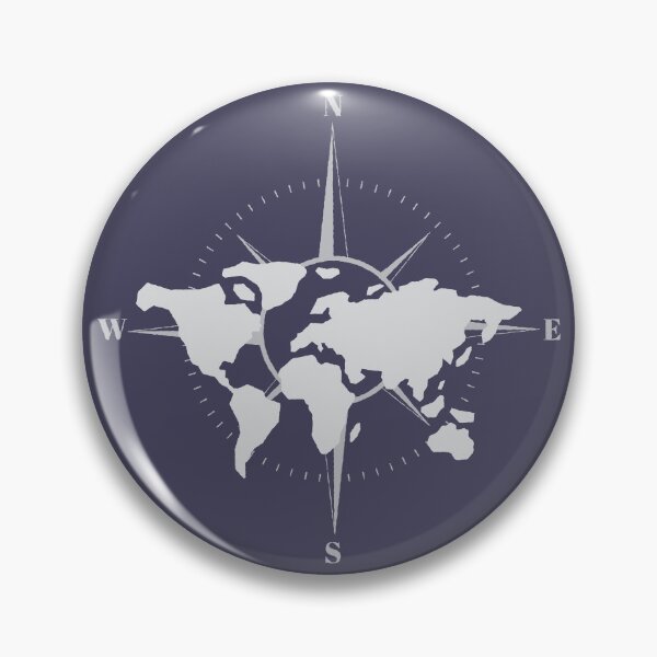 Item preview, World Map Compass Geographic Coordinates designed and sold by gnunes81.