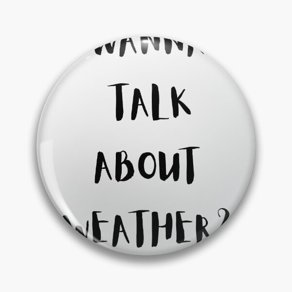 Item preview,  weather as an easy conversation starter designed and sold by EmmentalinParis.