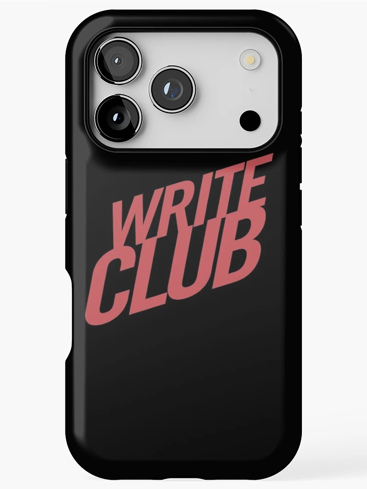 Thumbnail 1 of 4, iPhone Case, Write Club designed and sold by scriptblast.