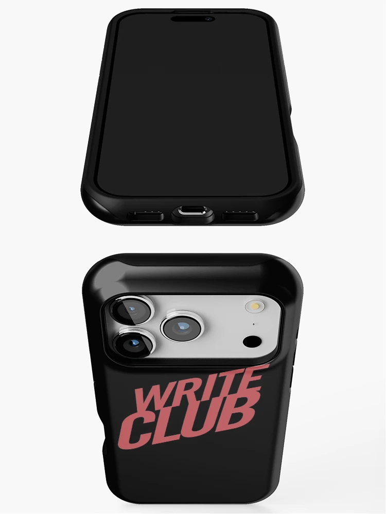 Thumbnail 3 of 4, iPhone Case, Write Club designed and sold by scriptblast.