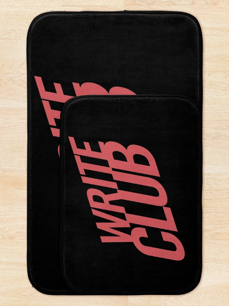 Thumbnail 5 of 6, Bath Mat, Write Club designed and sold by scriptblast.