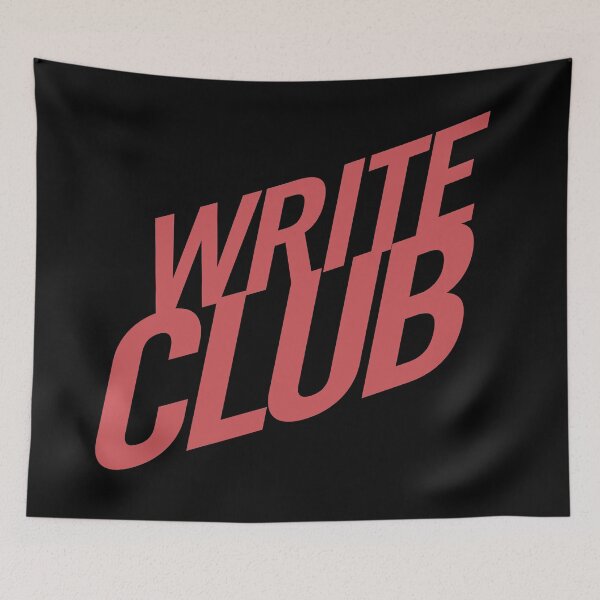 Item preview, Write Club designed and sold by scriptblast.