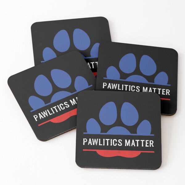 Item preview, Pawlitics Matter Vintage Paw funny saying designed and sold by OmmeDesigns.