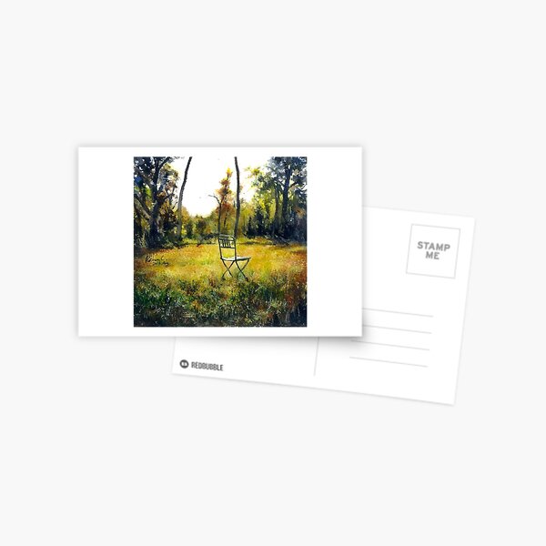 Sunlight & Chair Postcard