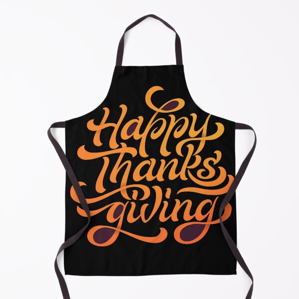 Item preview, Happy Thanksgiving text retro designed and sold by Artcraft-Ink.