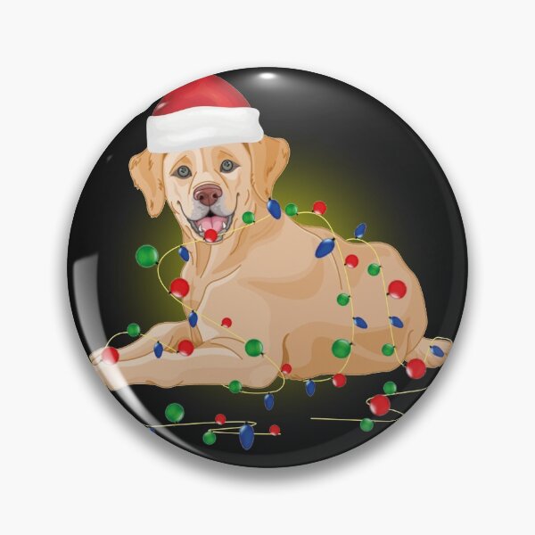 Item preview, Golden Retriever Christmas Santa Hat Xmas Dog Lover Gift designed and sold by abiabo.