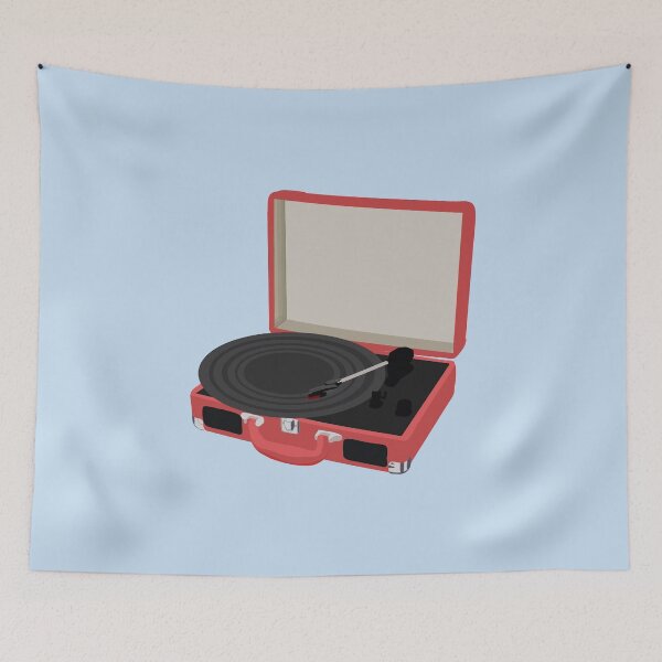 Item preview, Red Record Player  designed and sold by Hisgoodgrace.