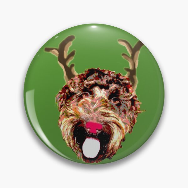 Item preview, Rudolph the Cockapoo (Green) designed and sold by LearsInteriors.