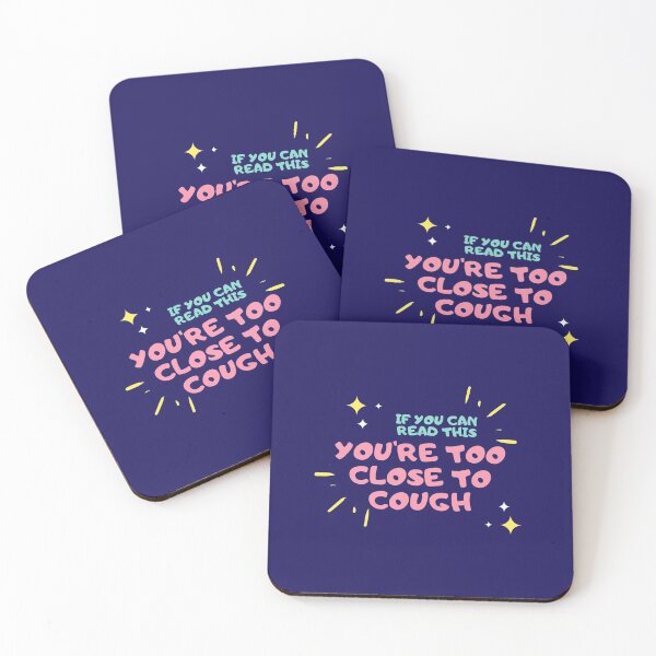 Item preview, If You Can Read This. You're Too Close To Cough. designed and sold by jpremiumdesigns.