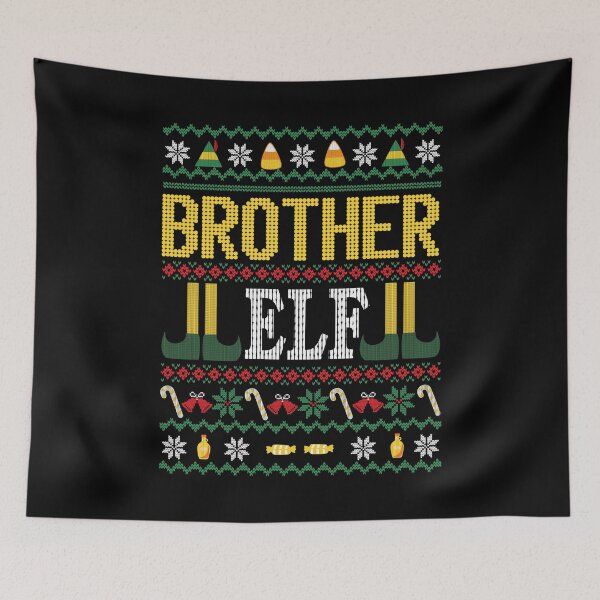 Item preview, Brother Elf Buddy Movie Ugly Christmas Sweater Black designed and sold by Sunny Collections.