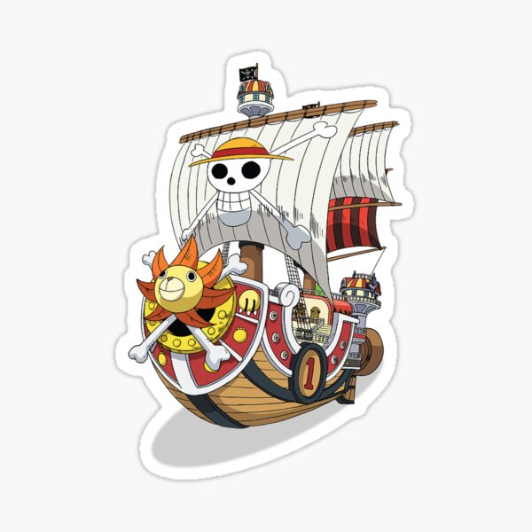 Going Merry and Thousand Sunny PVC Stickers One Piece 