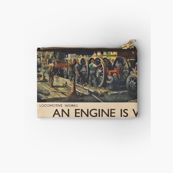 Item preview, retro classic An Engine is wheeled poster designed and sold by CorasPosters.