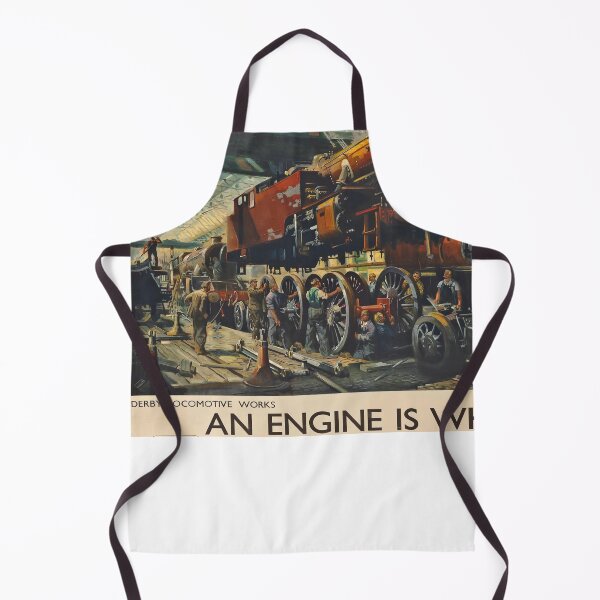 Artikelvorschau, retro classic An Engine is wheeled poster entworfen und verkauft von CorasPosters.
