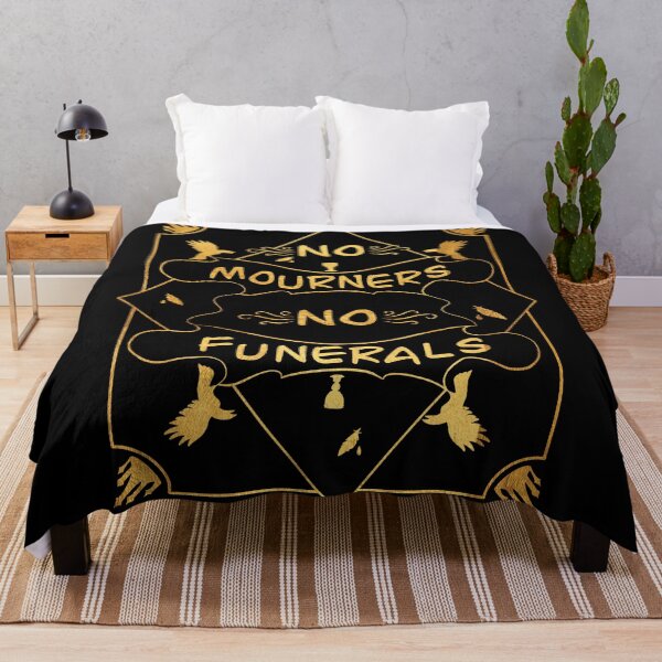 Item preview, No Mourners, No Funerals - Six Of Crows Quote designed and sold by BooksAndFlowers.