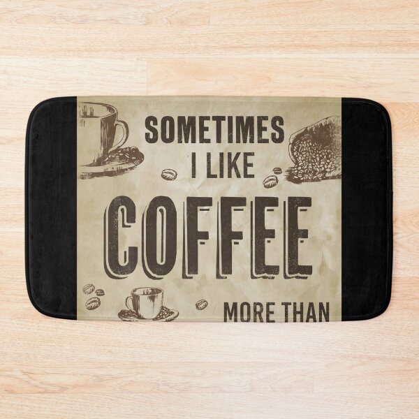 Item preview, Like Coffee more than People I Cafe Love Fun designed and sold by ChrisFeil.