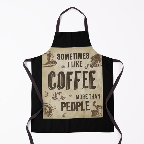 Item preview, Like Coffee more than People I Cafe Love Fun designed and sold by ChrisFeil.