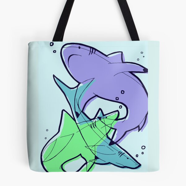 Item preview, Pastel Sharks  designed and sold by Lucie Irvine.