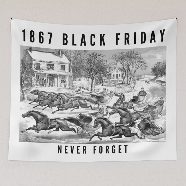 Item preview, 1867 Black Friday, Never Forget | Christmas Design designed and sold by cheekygelding.