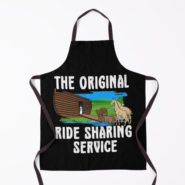 Item preview, Original Ride Sharing Noah on his Ark Funny Christian designed and sold by Gold Wings Tees.