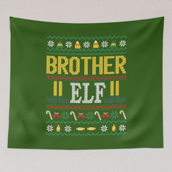 Item preview, Brother Elf Buddy Movie Ugly Christmas Sweater Green designed and sold by Sunny Collections.
