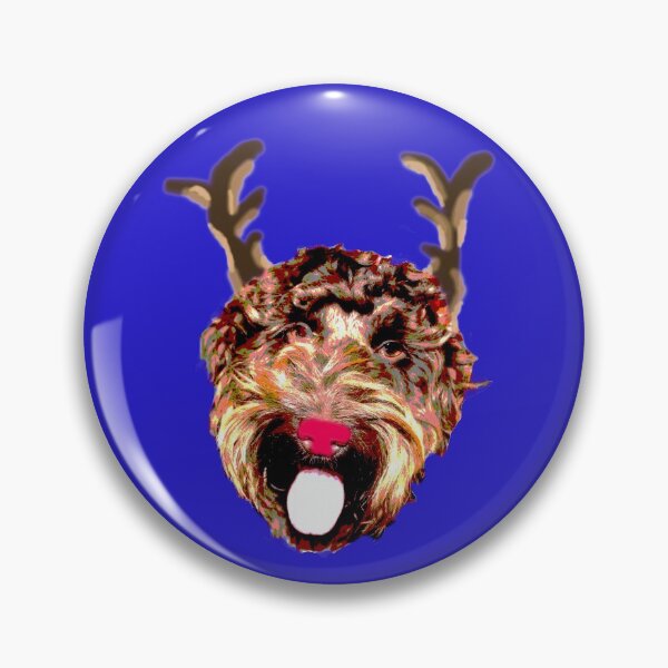 Item preview, Rudolph the Cockapoo (Blue) designed and sold by LearsInteriors.