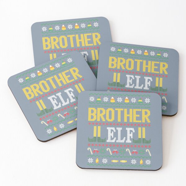 Item preview, Brother Elf Buddy Movie Ugly Christmas Sweater Grey designed and sold by Sunny Collections.