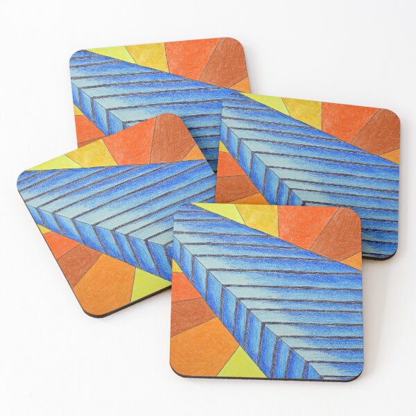 Item preview, Metallic Blue Abstract Object with Sunburst Background designed and sold by lisavonbiela.