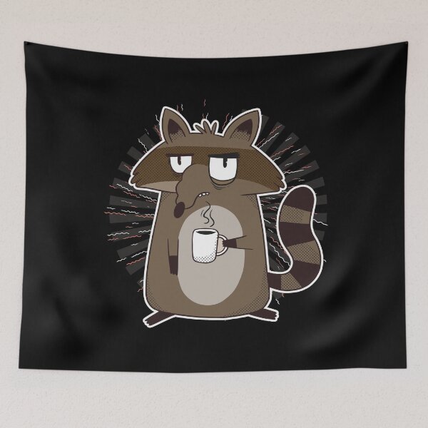 Item preview, Raccoons In The Morning designed and sold by Gravity1206.