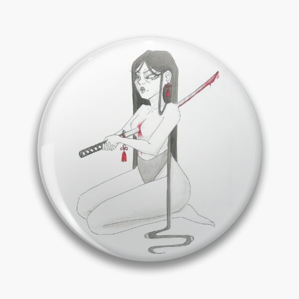 Item preview, katana girl designed and sold by kamira_Art.