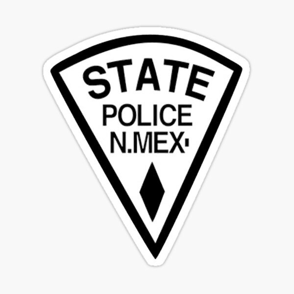 New Mexico State Police Sticker For Sale By Lawrencebaird Redbubble