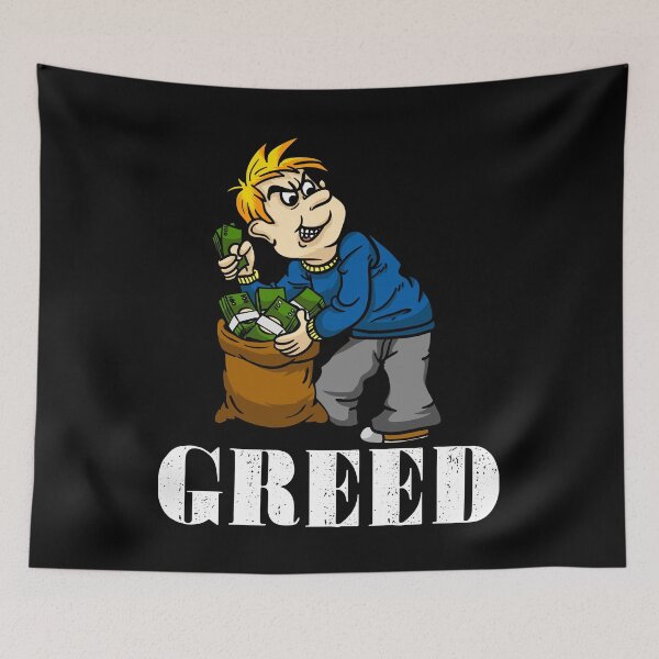 Item preview, 7 Deadly Sins Greed Halloween Costume designed and sold by Gold Wings Tees.