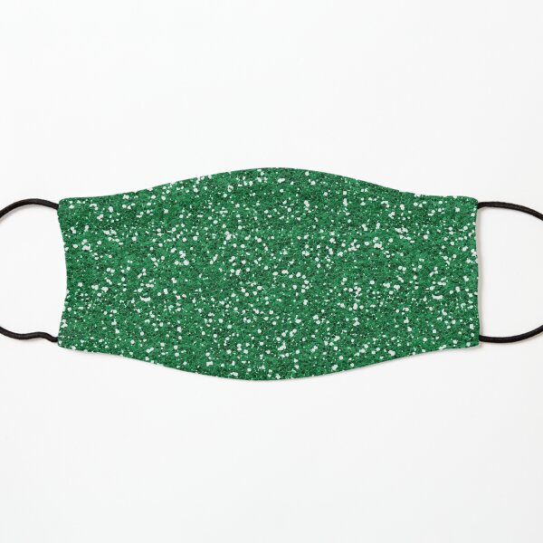 Green Glitter Kids Mask